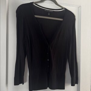 White House Black Market Black Cardigan